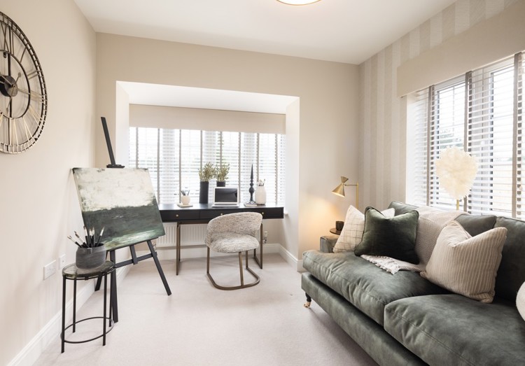Showhome image of the Rowan at Knightwood Chase. Four bedroom home for sale in Fordingbridge