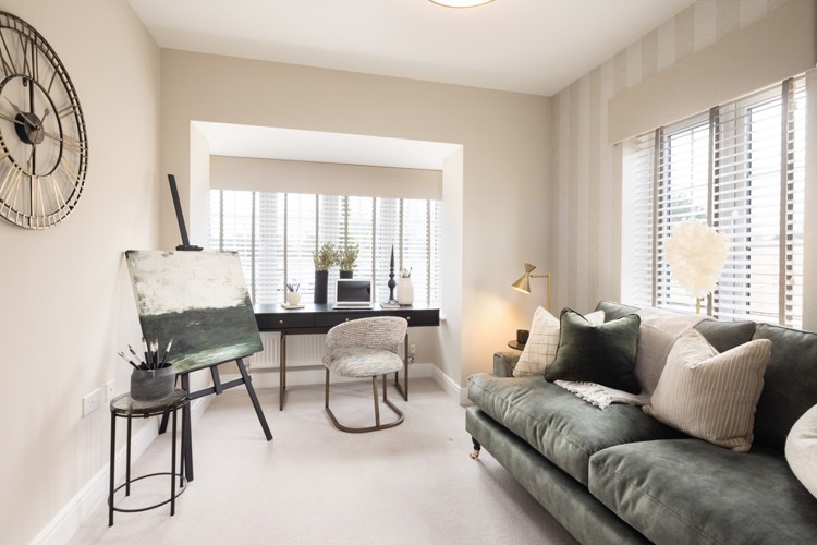 Showhome image of the Rowan at Knightwood Chase. Four bedroom home for sale in Fordingbridge
