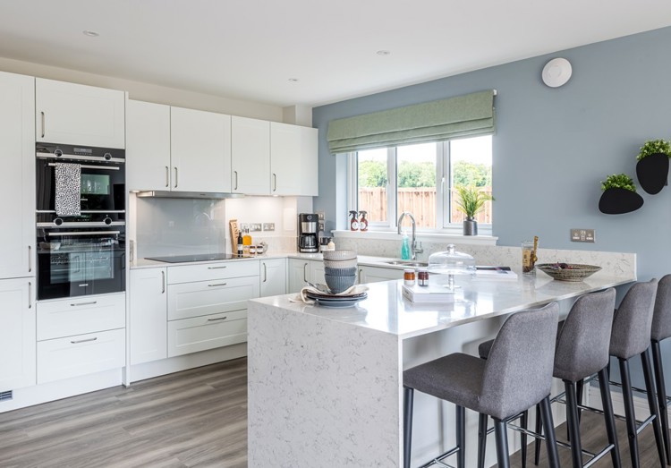 5 bedroom showhome | high-spec kitchen with breakfast bar and integrated appliances