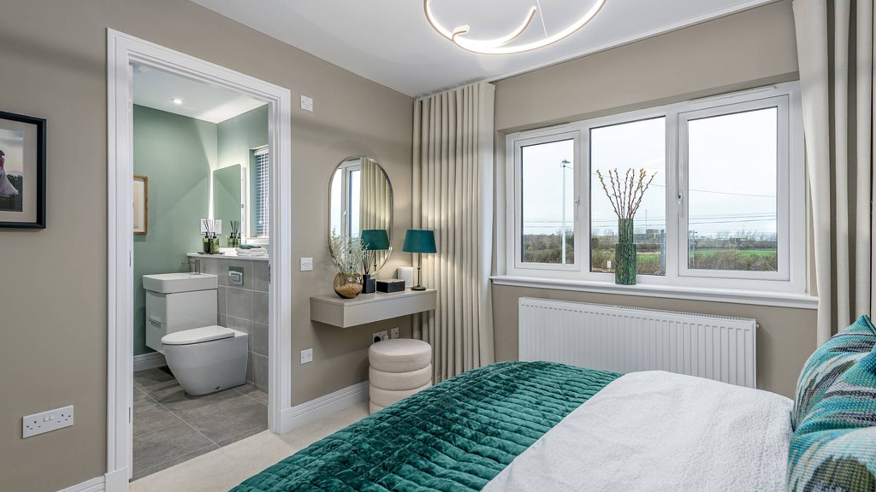 4 bedroom showhome | generous bedroom with en-suite