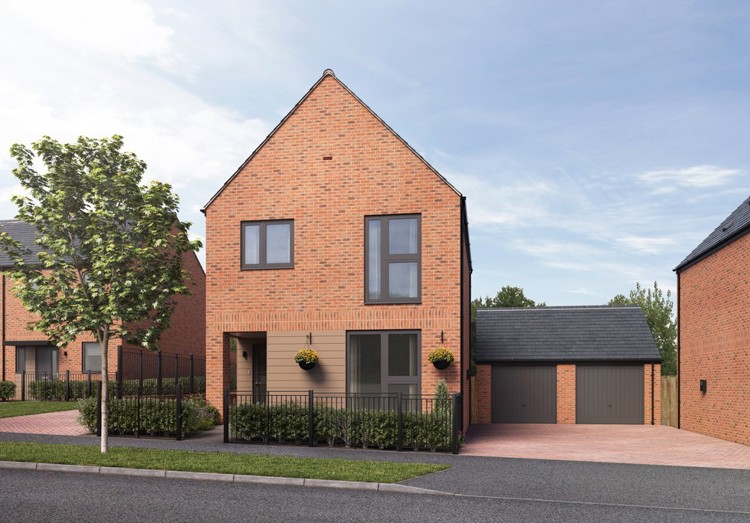 Computer Generated Image of houses for sale in Winchester