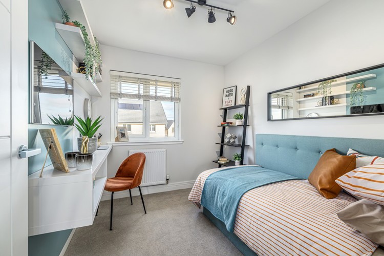 5 bedroom showhome | versatile fifth bedroom suitable for guests, hobbies or home office