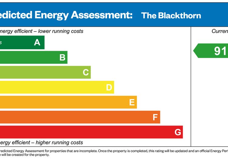 Predicted Energy Assessment of house for sale in Crowthorne