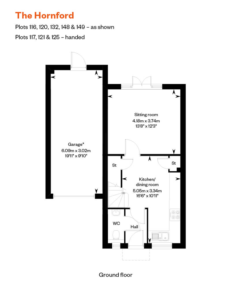 The Hornford GF ASHP Floor Plan