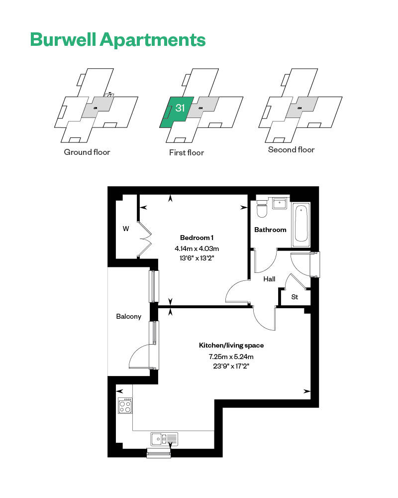 The Burwell Apartments Plot 31 Netherhall Gardens, Cambridge