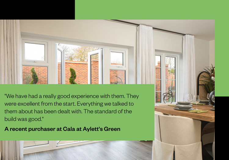 an Aylett's Green customer testimonial