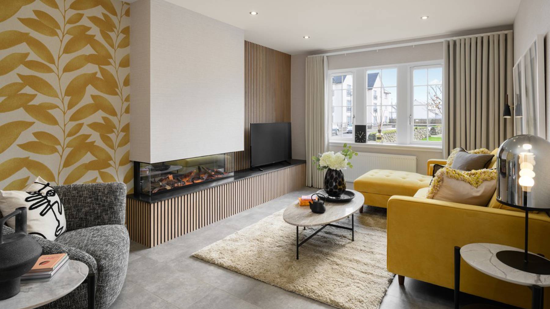 Light filled lounge | new build Cala home