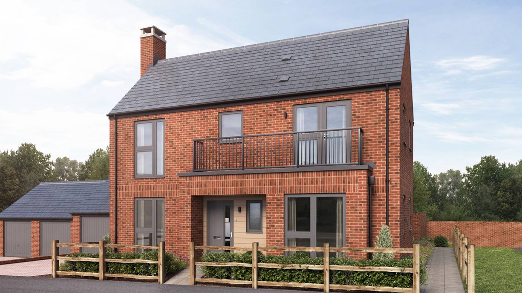 Computer Generated Image of houses for sale in Winchester