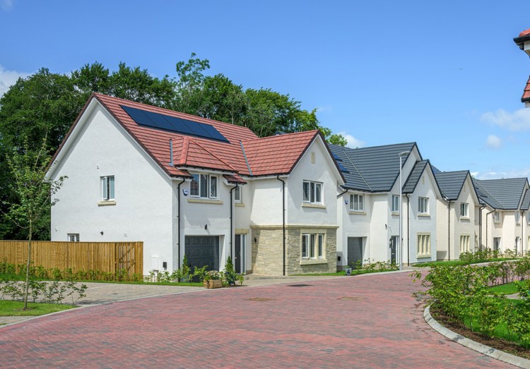 Street scene | 3, 4 & 5 bedroom homes for sale | Pinefields, Livingston