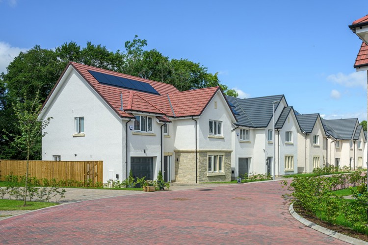 Street scene | 3, 4 & 5 bedroom homes for sale | Pinefields, Livingston