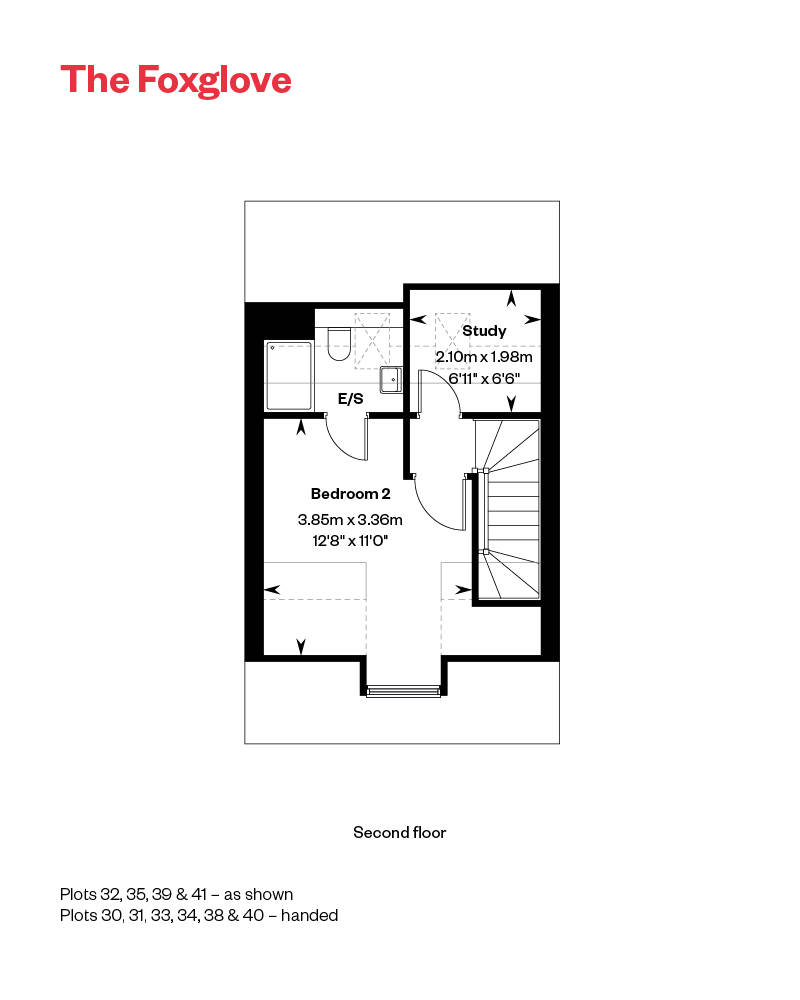 The Foxglove SF Floor Plan Ingatestone Grove, Essex