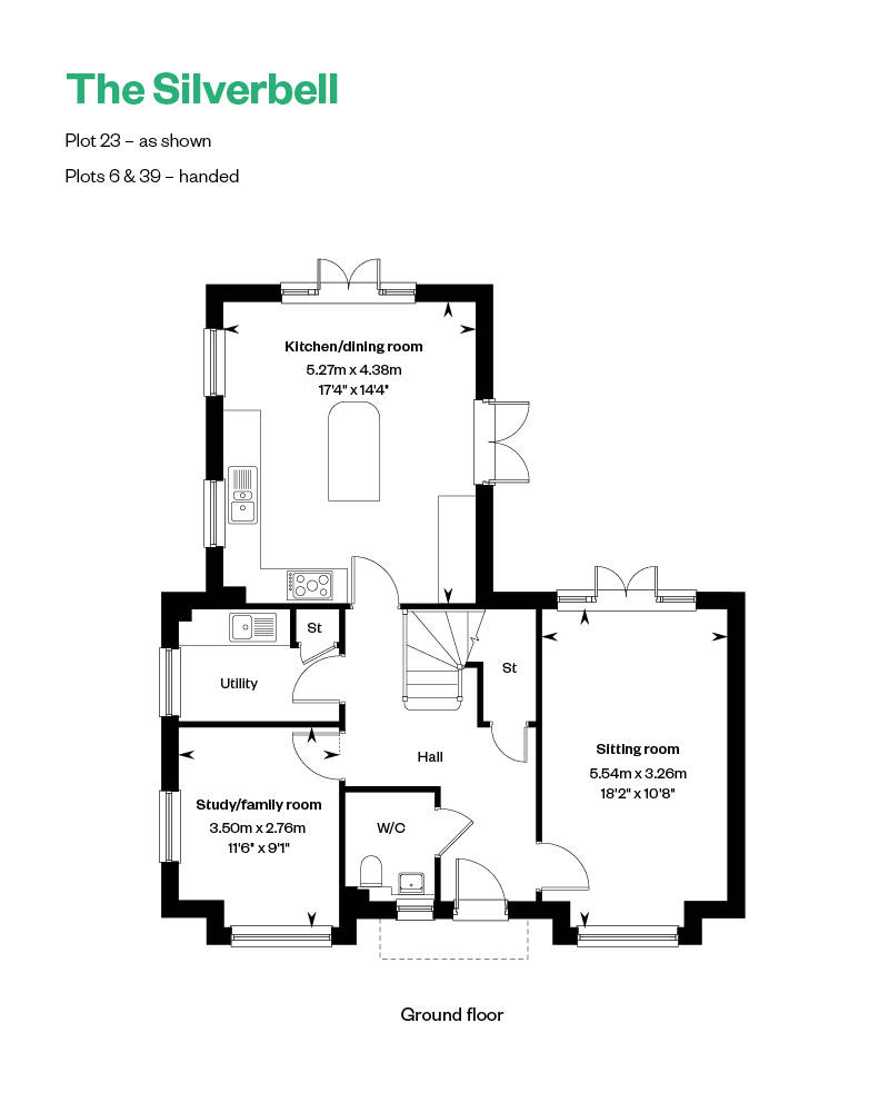 Floorplan of house for sale in Crowthorne