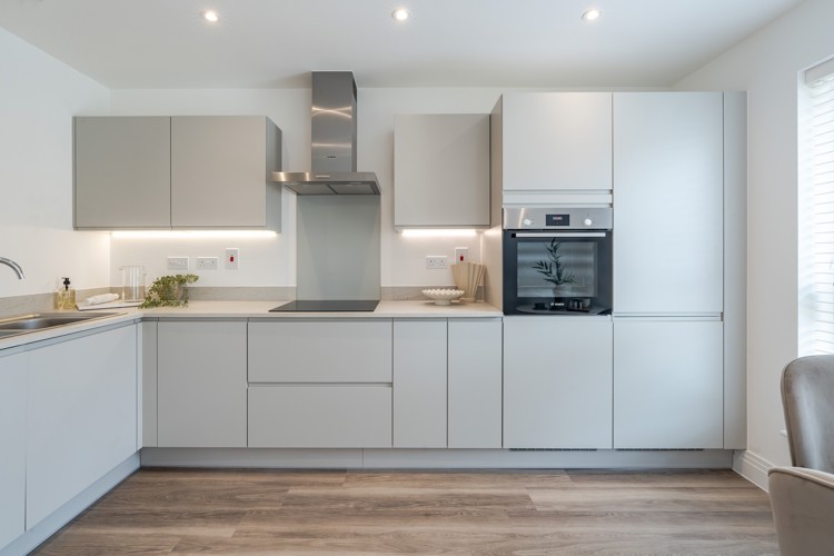 Bayberry house type kitchen, 2 bedroom house for sale in Bicester