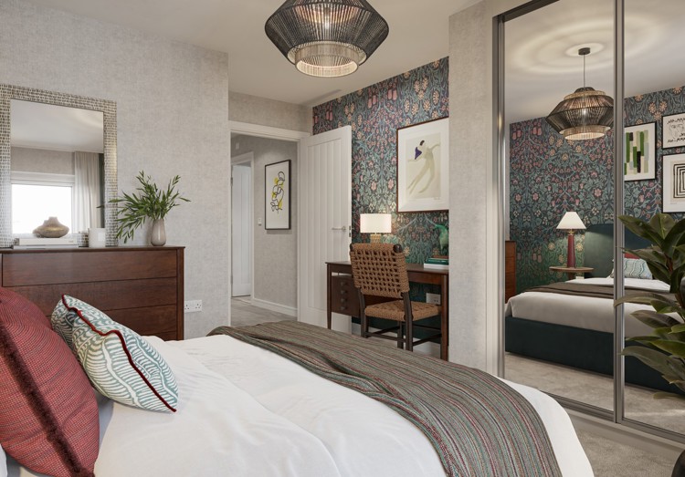 Bedroom of flat for sale in Winchester