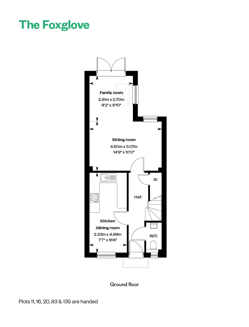 The Foxglove GF Floor Plan