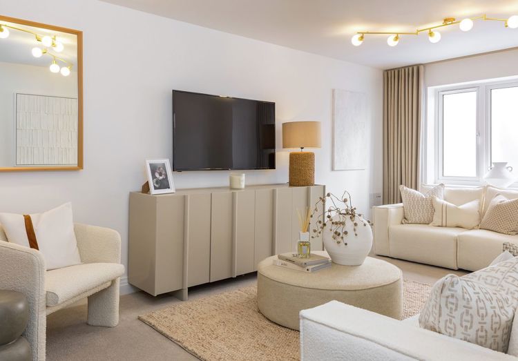The Fir, Langmead Place living room