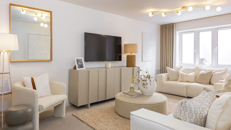 The Fir, Langmead Place living room
