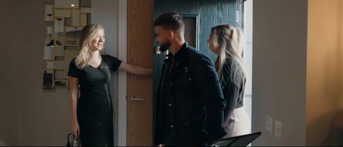 client welcomed by sales team, new homes for sale