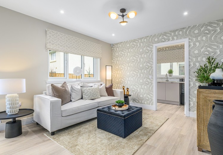 4 bedroom plus study showhome | open plan family area connecting to the separate utility room