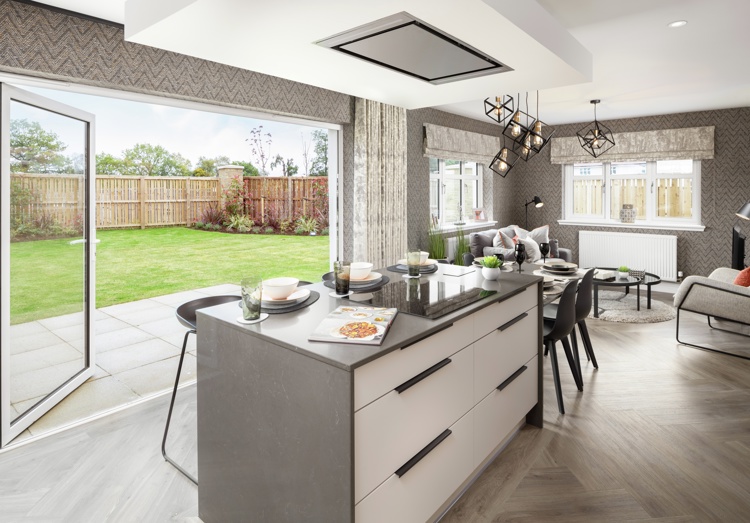 Vb1716161 Kinnaird Lee Cleland Kitchen To Family Area