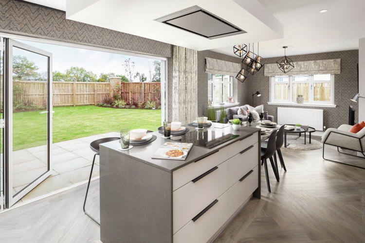 Vb1716161 Kinnaird Lee Cleland Kitchen To Family Area