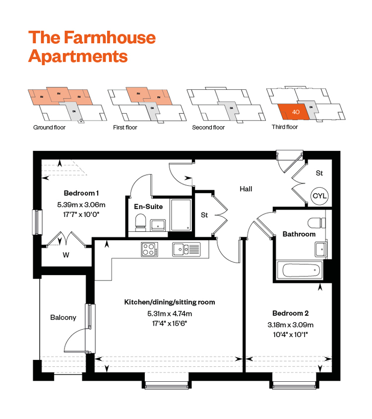 Maple croft Egham Farmhouse Apartments 