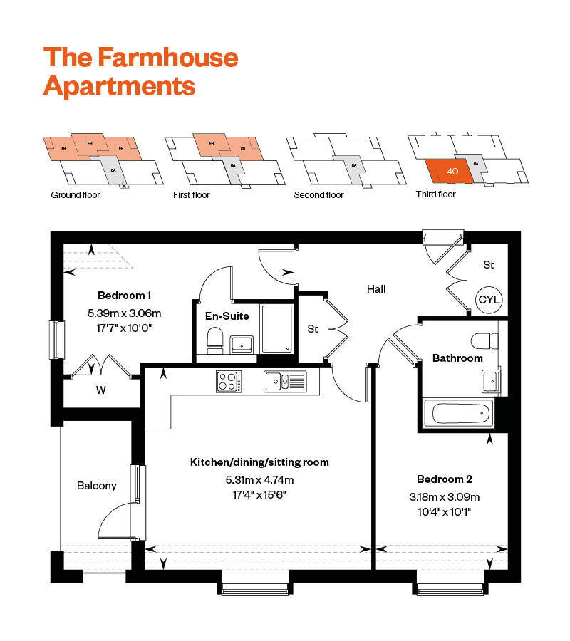 Maple croft Egham Farmhouse Apartments 