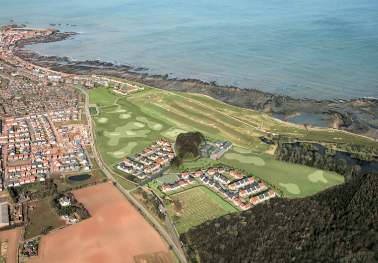Aerial View Of Proposed Layout Dunbar