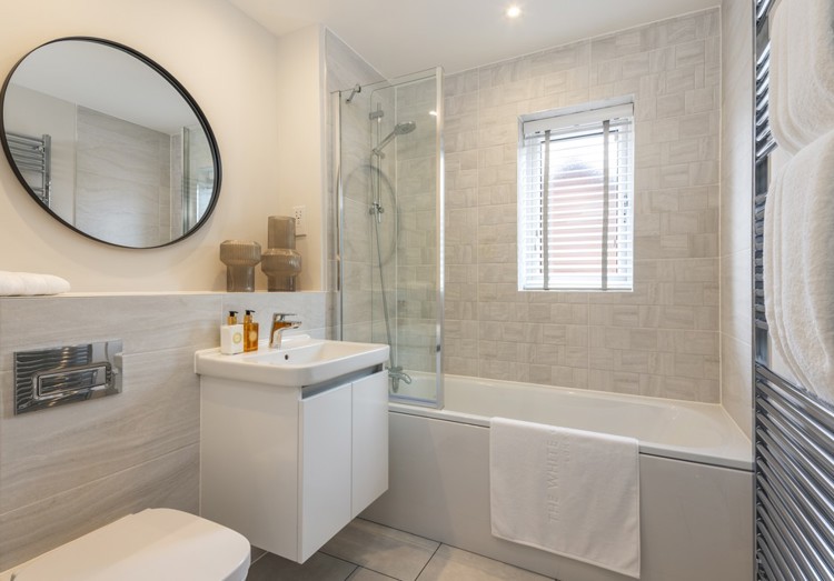 Bathroom of house for sale in Egham, Surrey