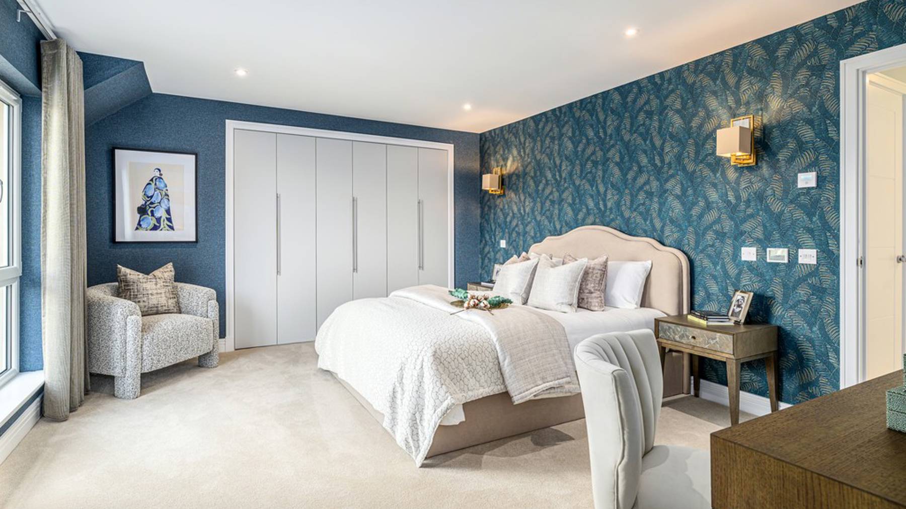 Netherhall Gardens The Melbourn Bedroom1 With Double Wardrobe & Ensuite