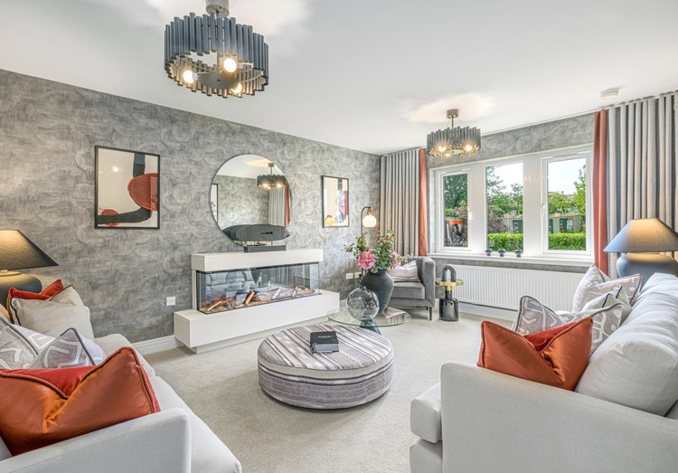 5 bedroom showhome | light-filled lounge