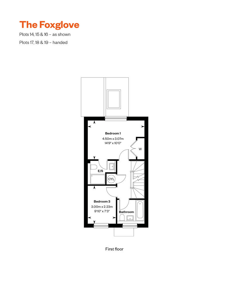 Floorplan of house for sale in Egham