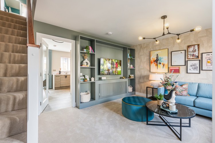 3 bedroom showhome | generous light-filled lounge 