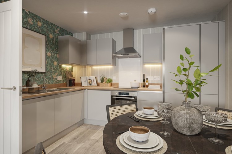 Show apartment CGI | Kitchen
