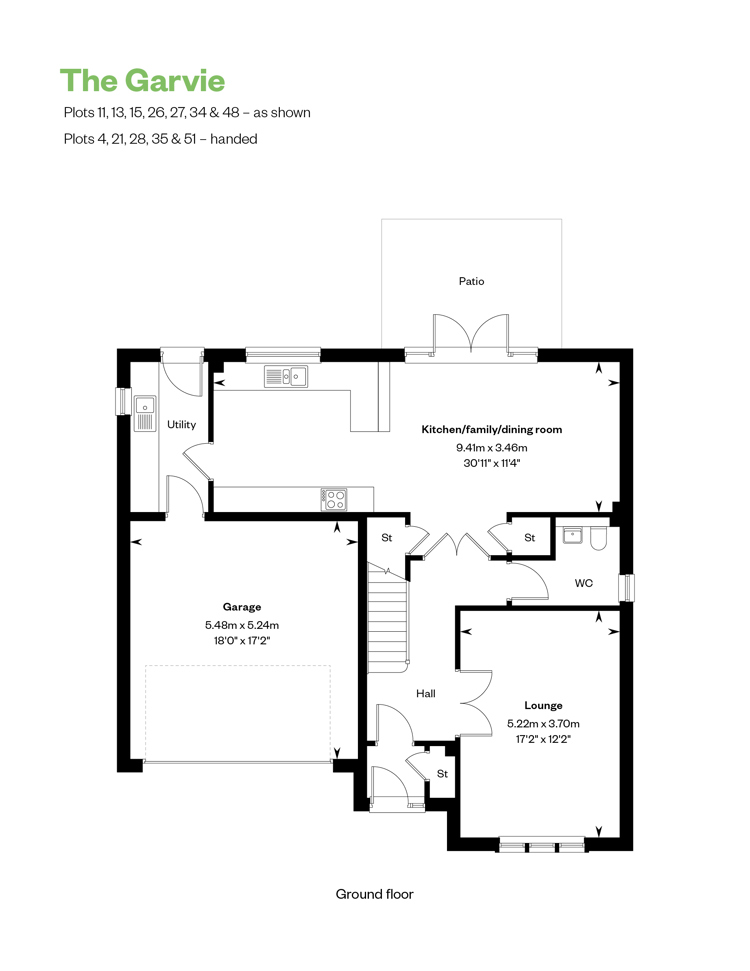 Cala North Banchory Floorplan Inserts Web The Garvie (1)