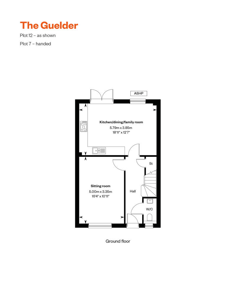 Floorplan of house for sale in Egham