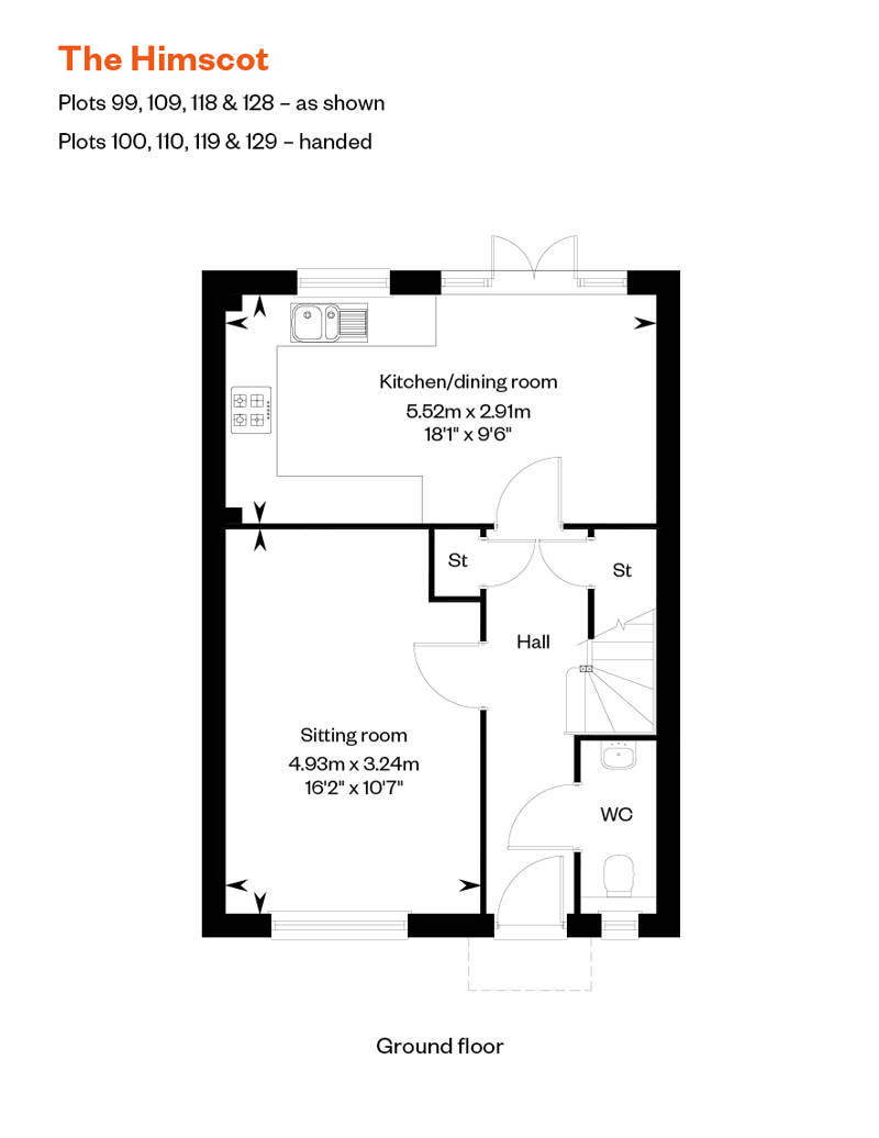 The Himscot GF ASHP Floor Plan