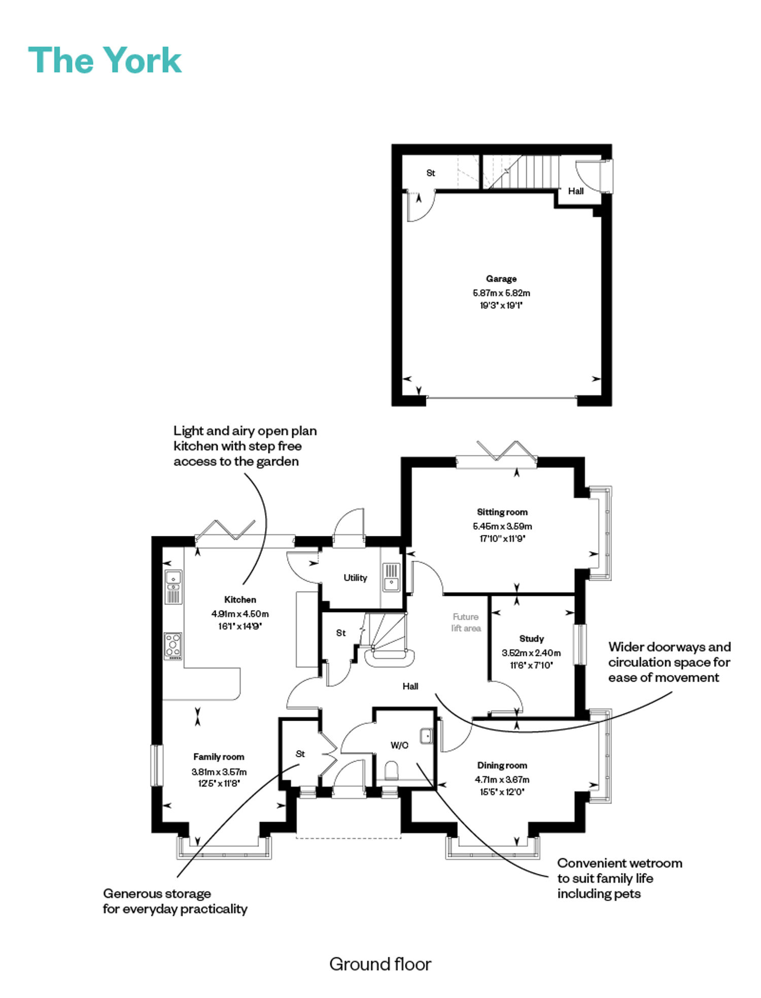 Arabella Park York Annotated Floorplan GF