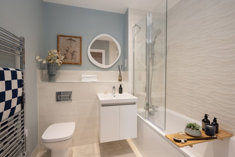 Bowke House ground floor show apartment | bathroom