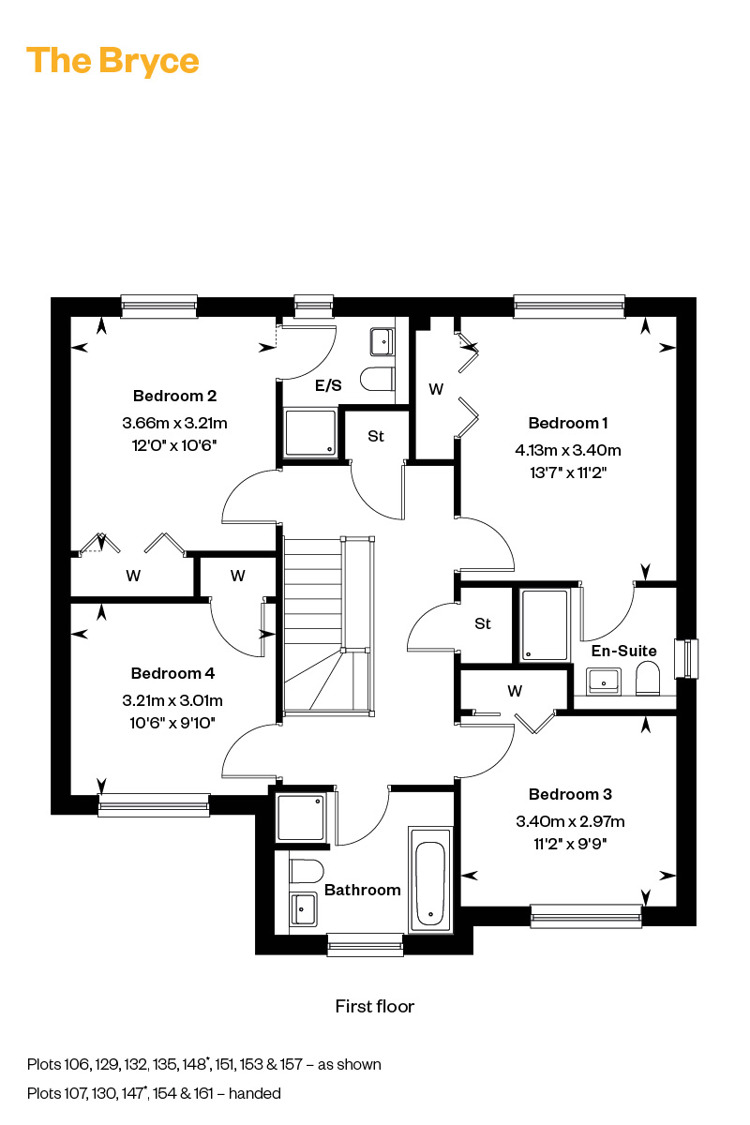 4013582 Cala East Colliers Gate Web Floorplans 800X1200 The Bryce FF