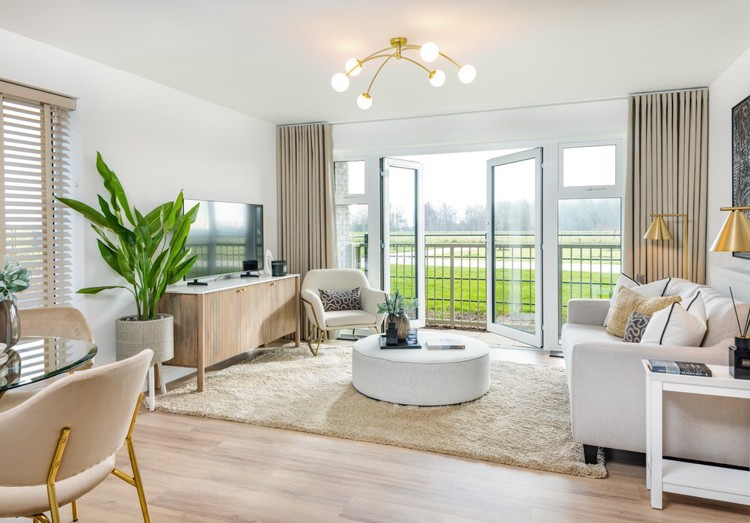 The Sheepley Apartment Living Room Waterbeach Cambridgeshire