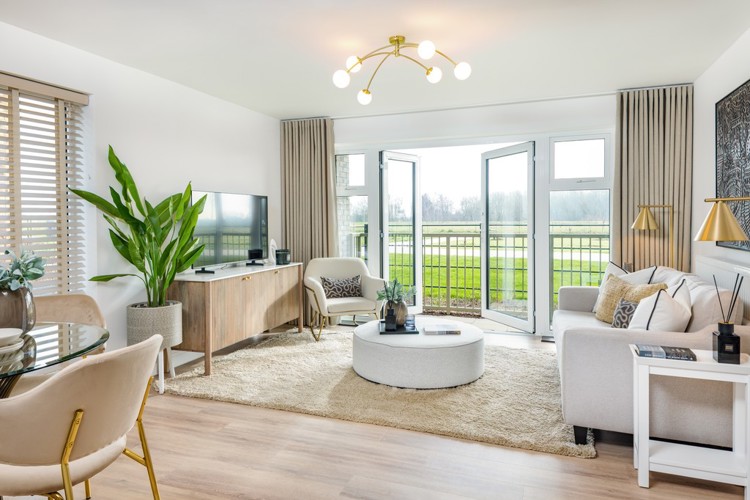 The Sheepley Apartment Living Room Waterbeach Cambridgeshire