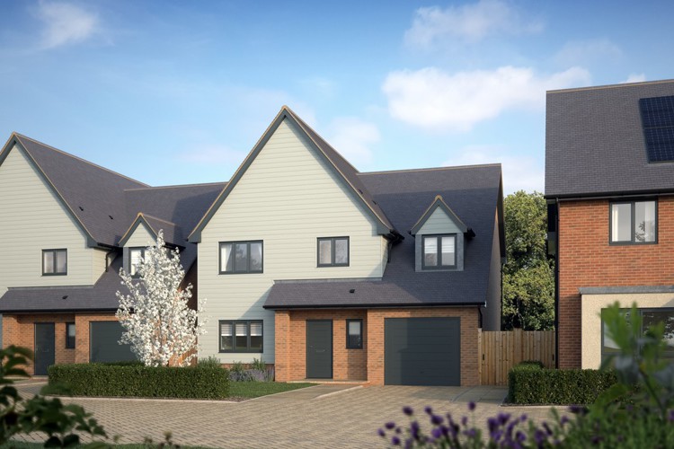 York house type CGI, 4 bedroom house for sale in Shrivenham